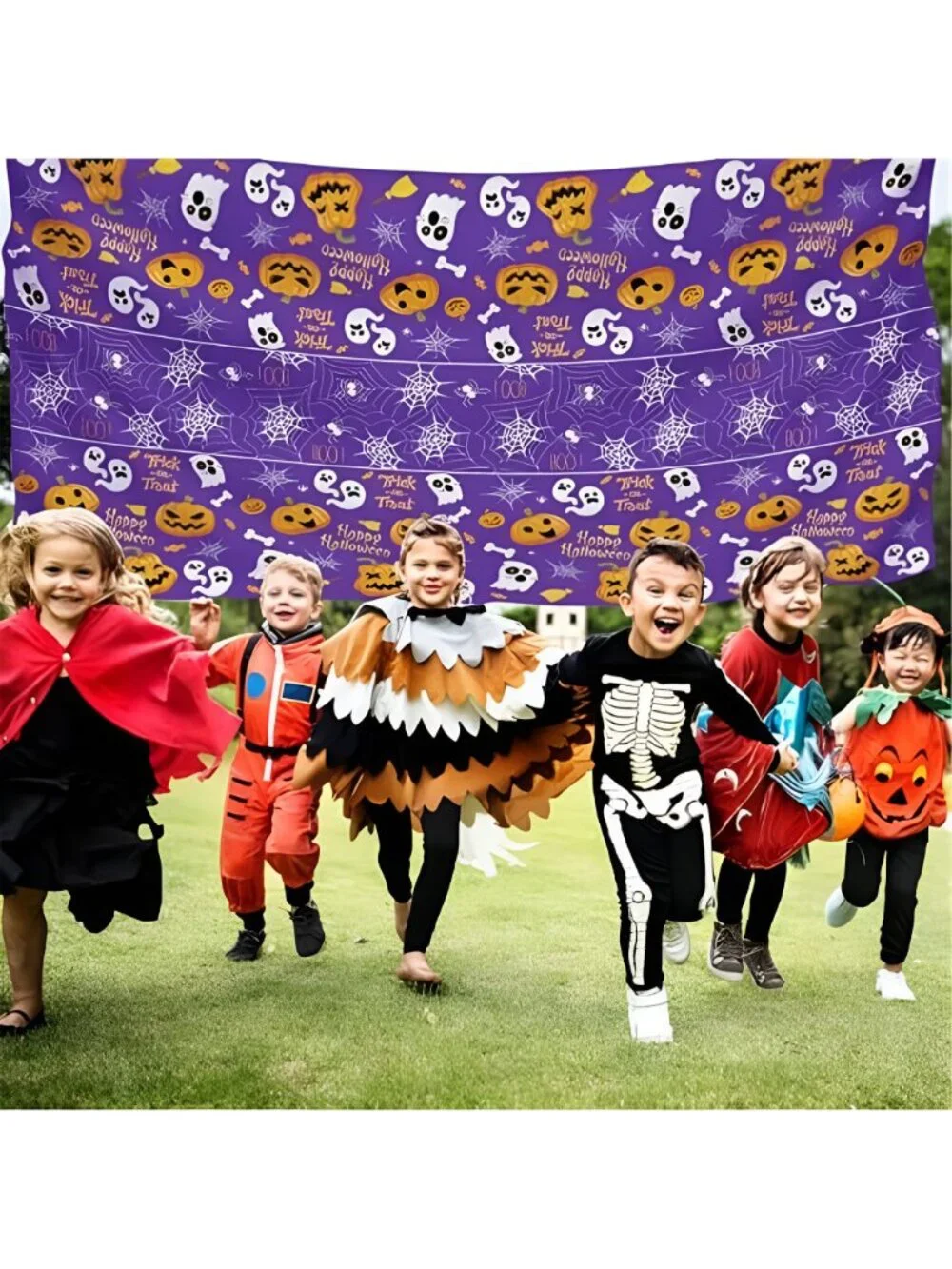 Halloween Decorations - Disposable Plastic Halloween Tablecloth | Halloween